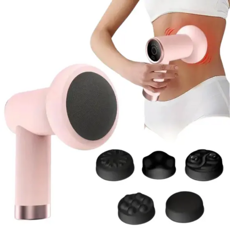 Massageador Elétrico Muscular Vibratório Corporal USB Portátil 5 em 1
