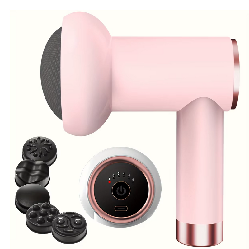 Massageador Elétrico Muscular Vibratório Corporal USB Portátil 5 em 1