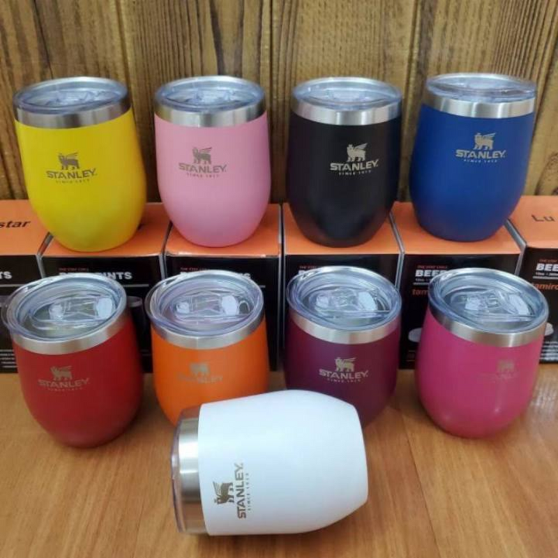 Copo Térmico 360ML Inox Com Tampa Acrílica