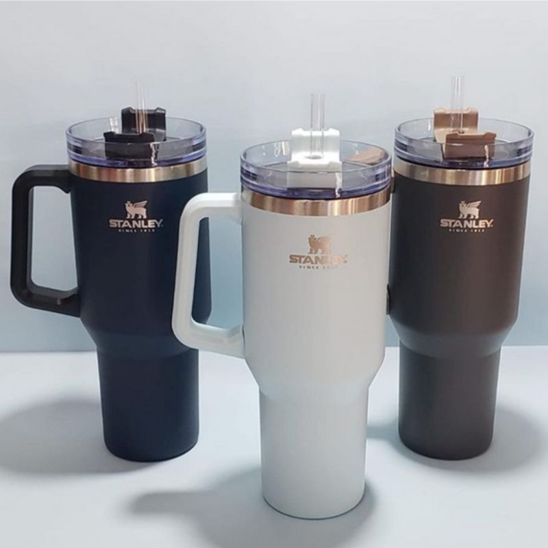 copo Térmica Com Canudo De Aço Inoxi tumbler copo termico  stanley 1,2 litros